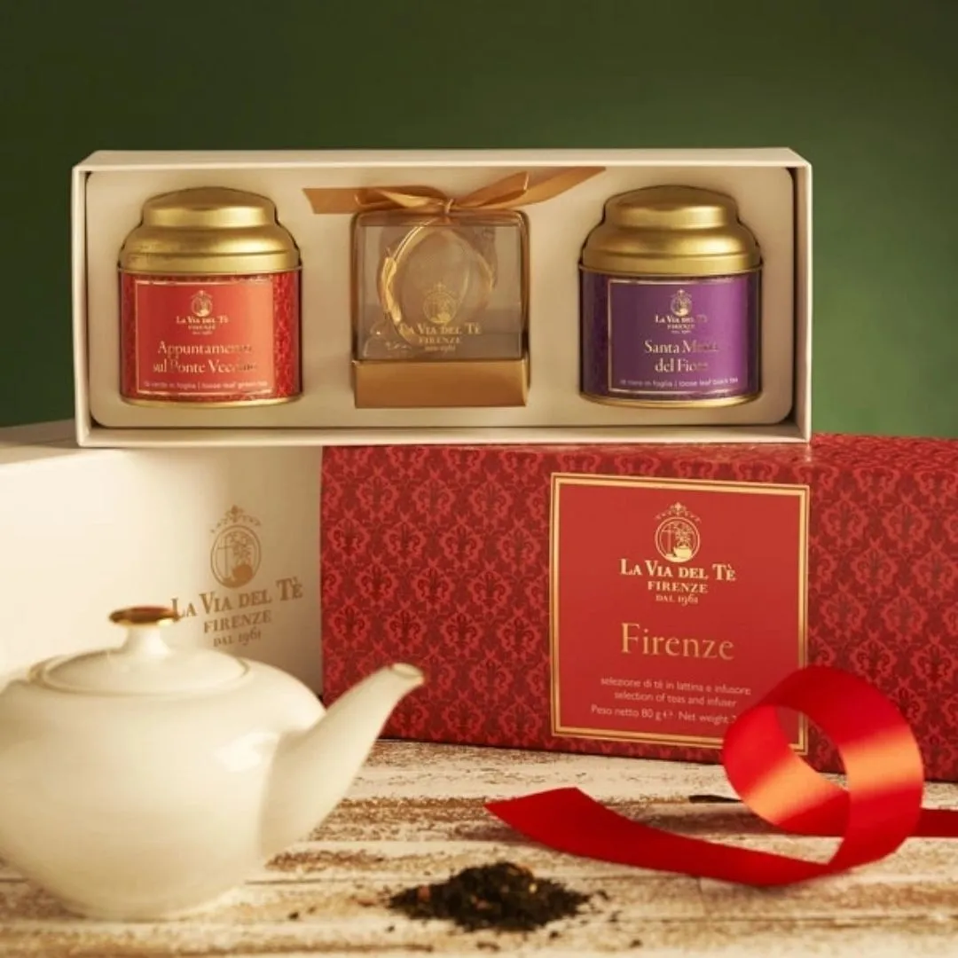 Firenze Loose Leaf Tea Gift Box - Two Tins by La Via del Té