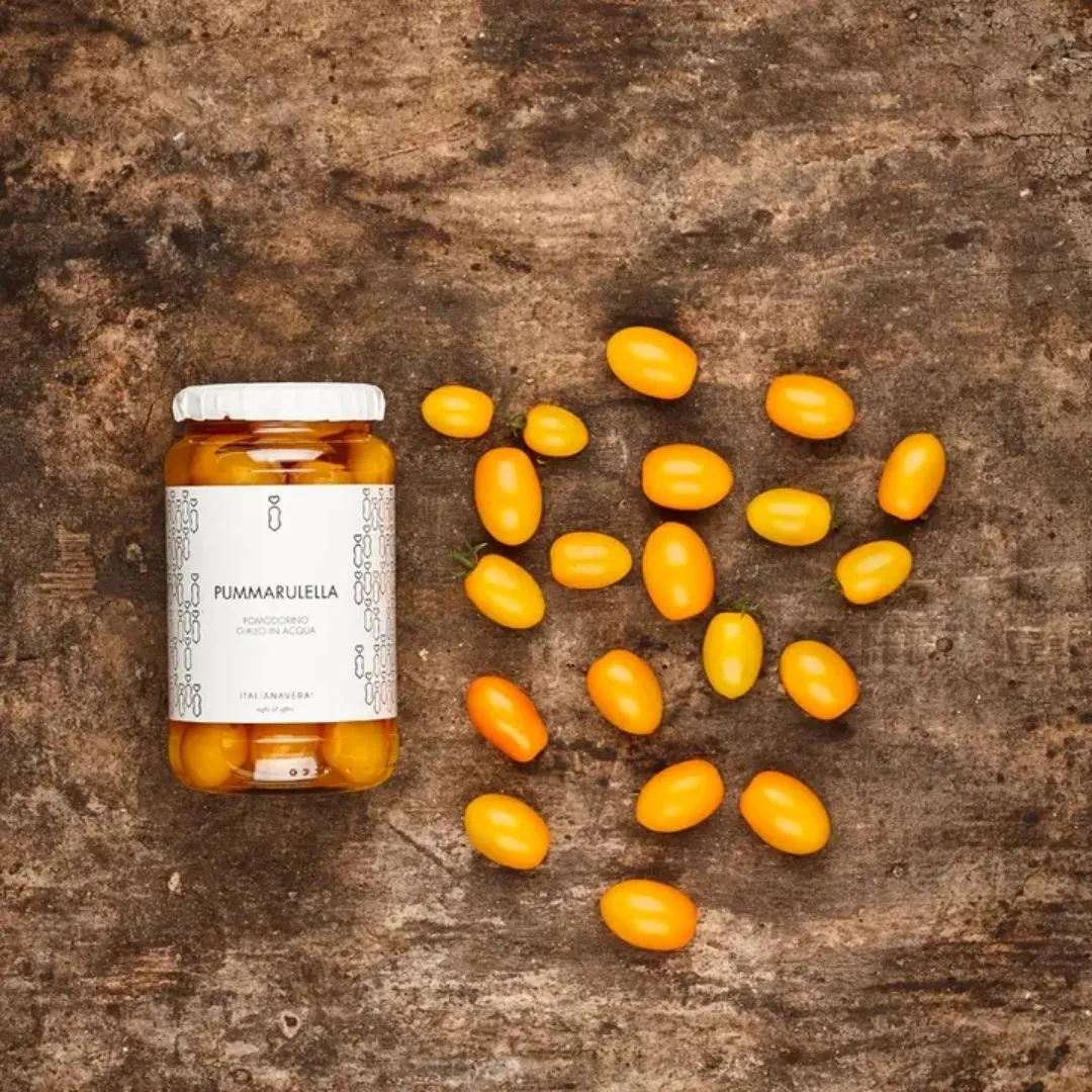 Pummarulella Yellow Piennolo Tomatoes by Italianavera