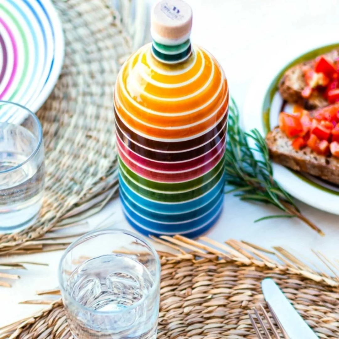 Rainbow Extra Virgin Olive Oil Ceramic by Muraglia