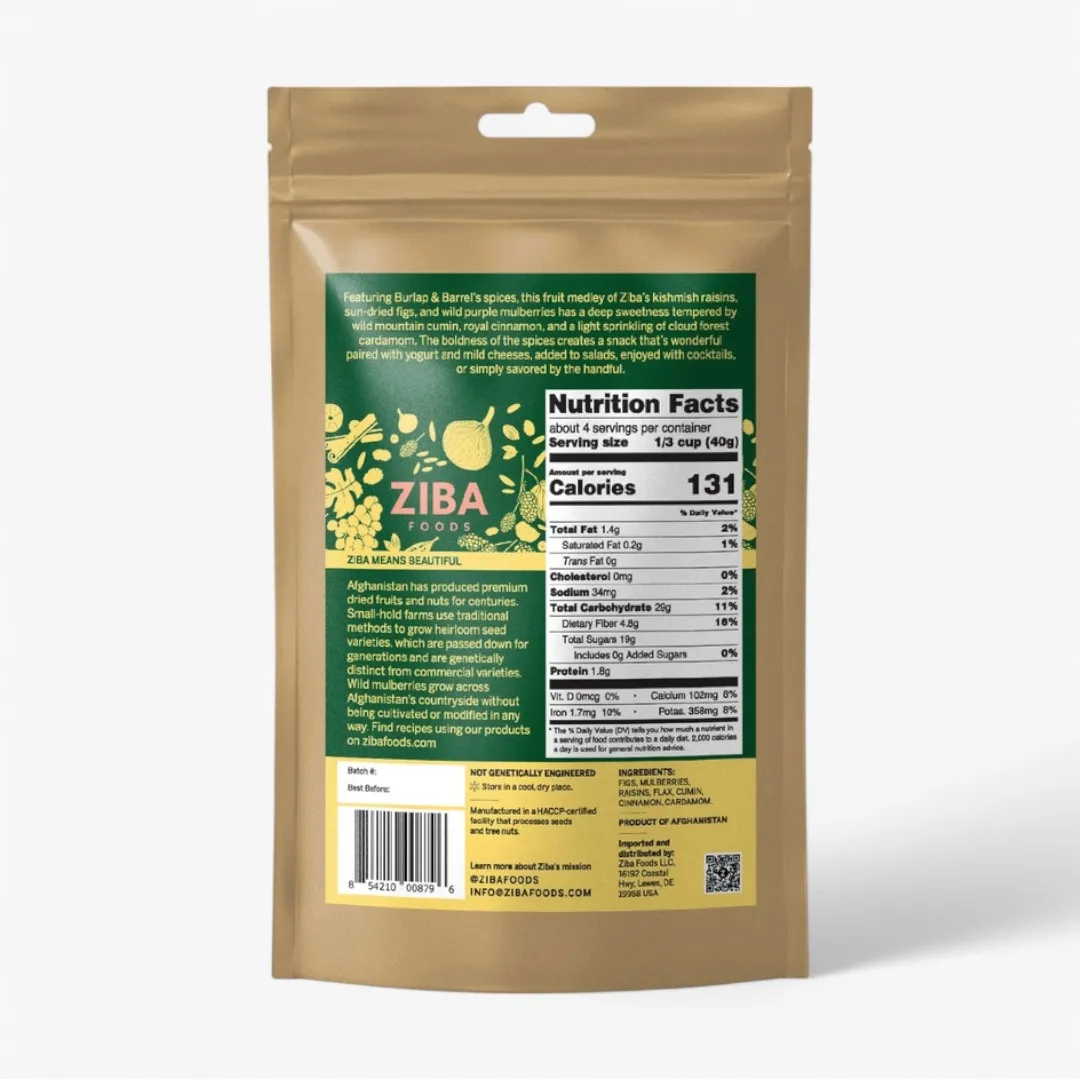 Spiced Dried Fruit - Vegan 5.3oz (Limited Edition)