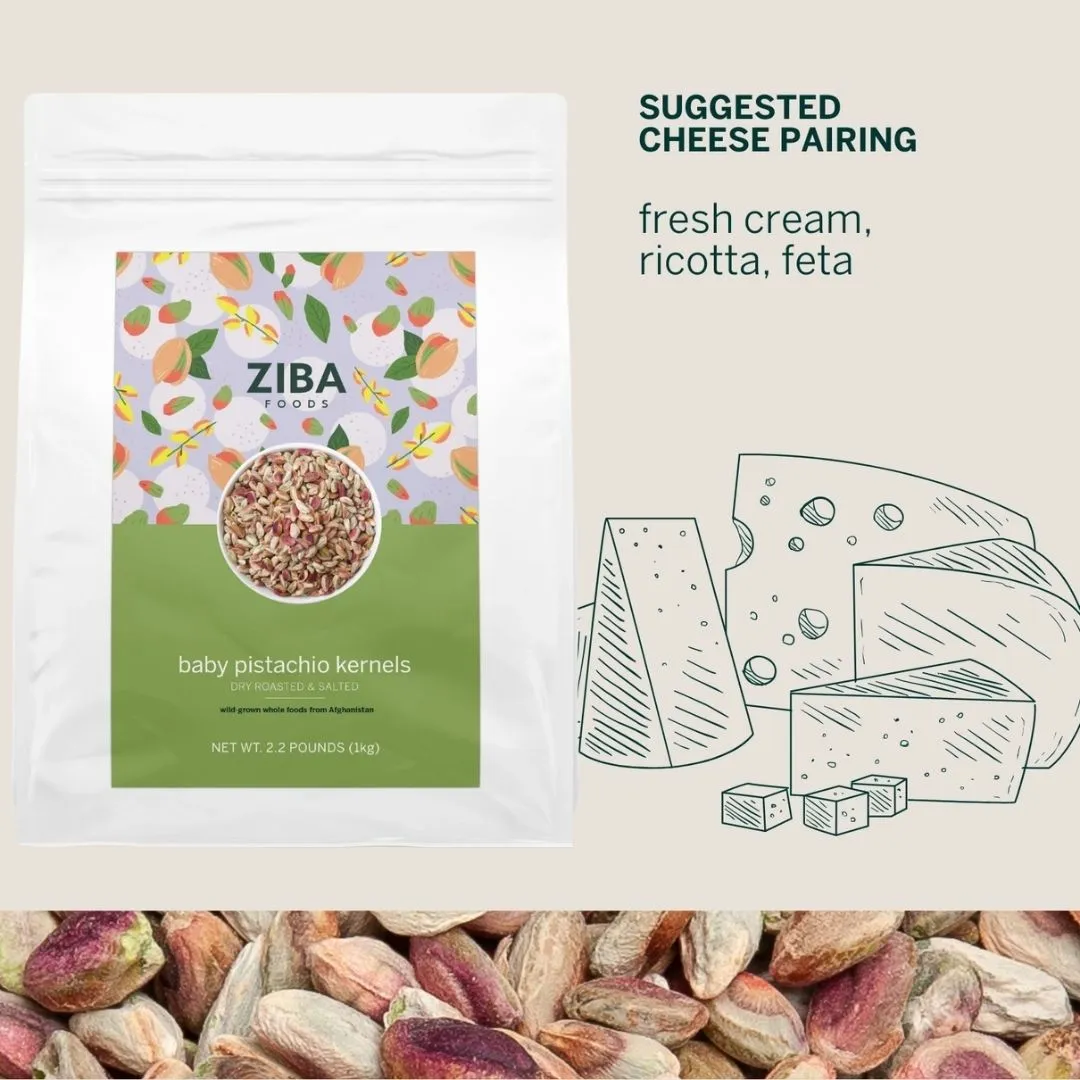 Baby Pistachio Kernels (Dry Roasted & Salted) Bulk Vegan 1kg