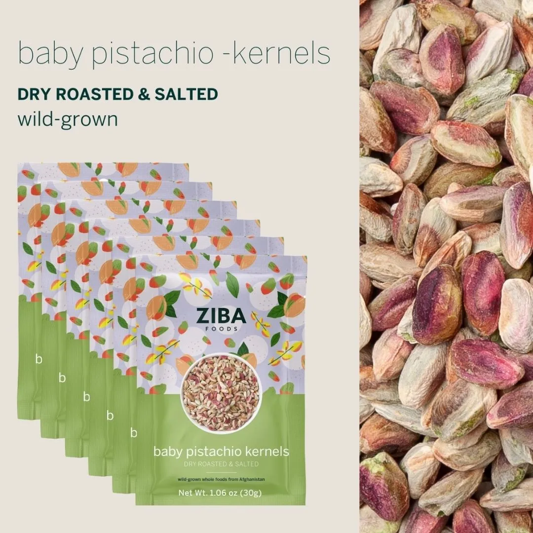 Baby Pistachio Kernels (Dry Roasted & Salted) Vegan 1 oz