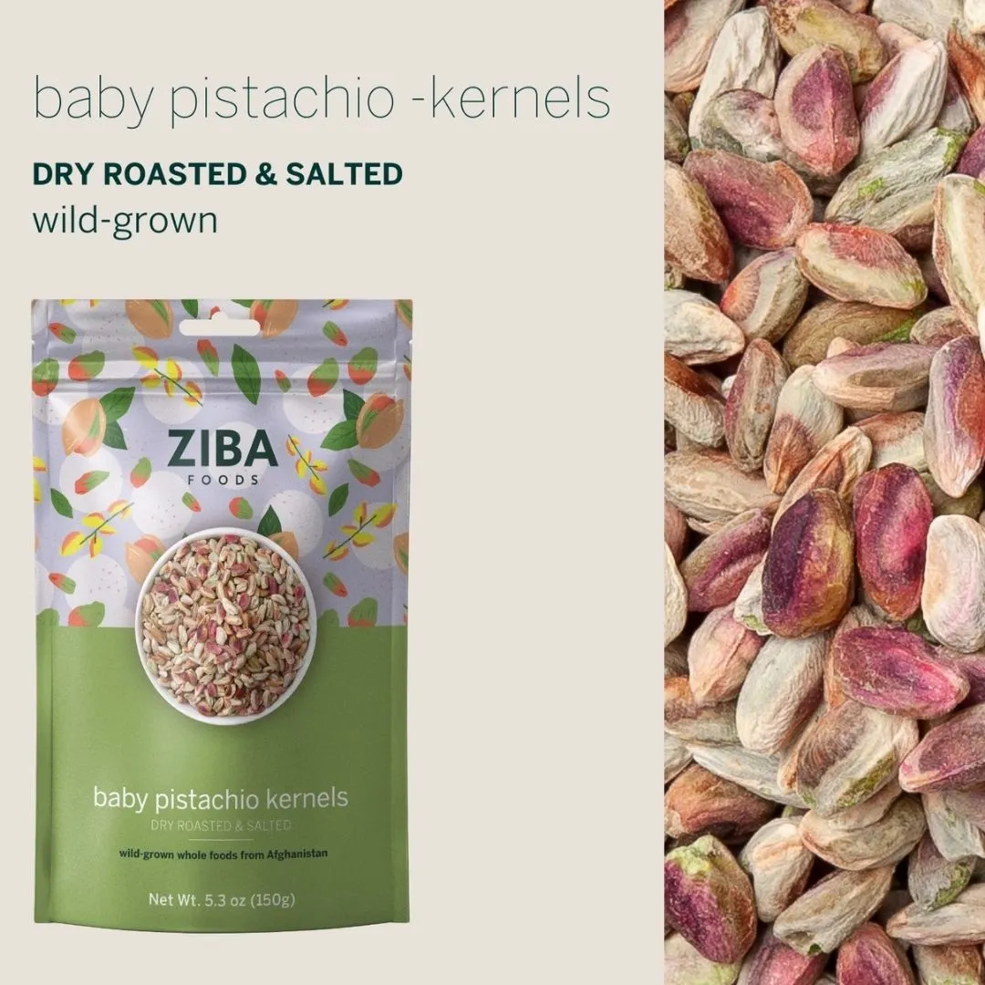 Baby Pistachio Kernels (Dry Roasted & Salted), Vegan 5 oz