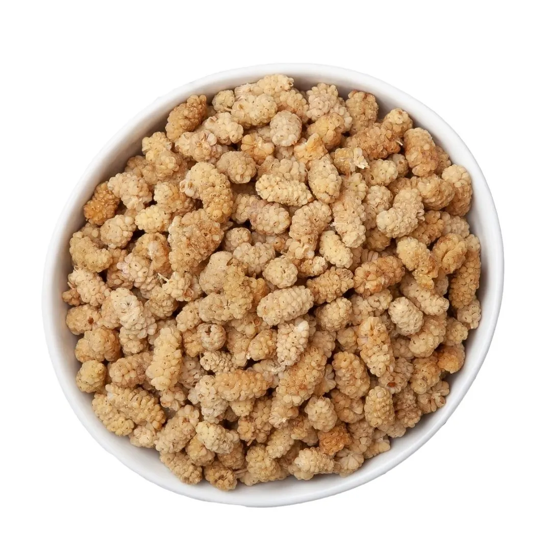 Dried White Mulberries Bulk, Vegan 1kg
