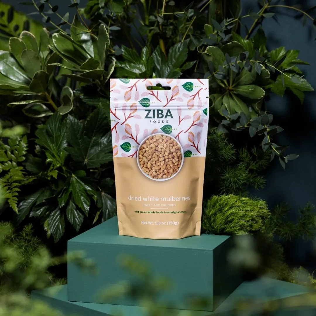 Dried White Mulberries, Vegan 5 oz