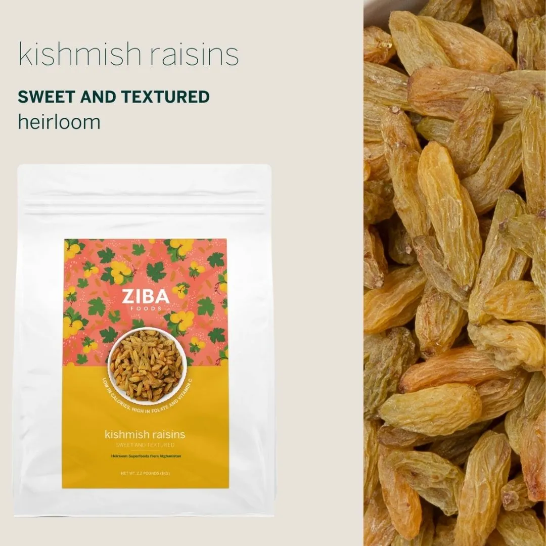 Kishmish Raisins Bulk, Vegan 1kg
