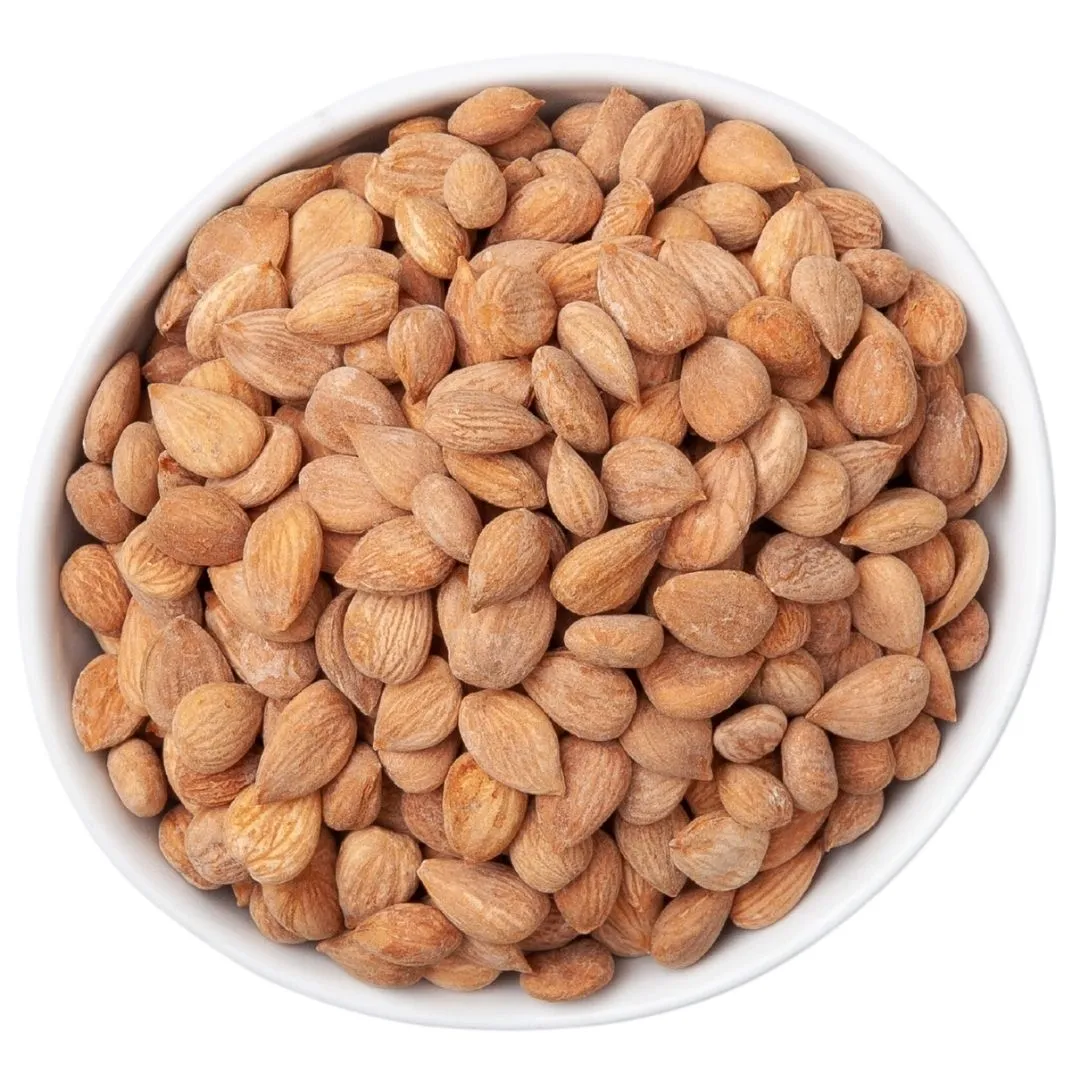 Sweet Apricot Seeds (Dry Roasted & Salted) Bulk, Vegan 1kg