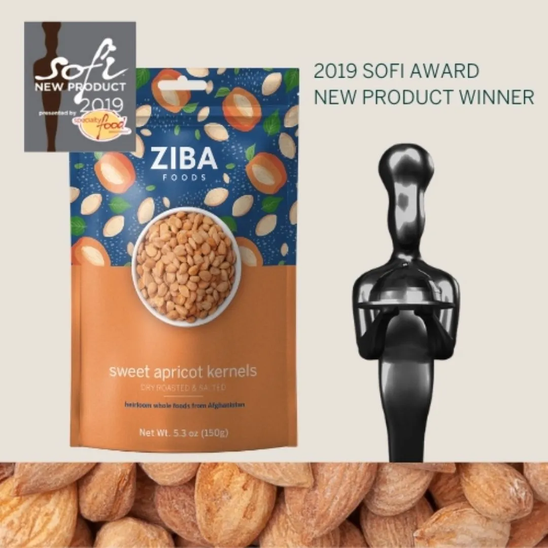 Sweet Apricot Seeds (Dry Roasted & Salted) Bulk, Vegan 1kg