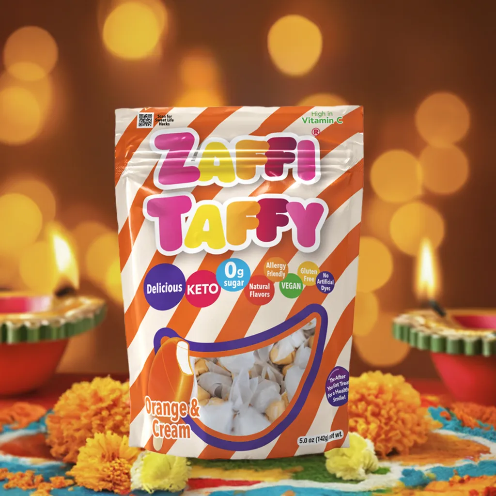 Zaffi® Taffy Zero Sugar Orange Cream