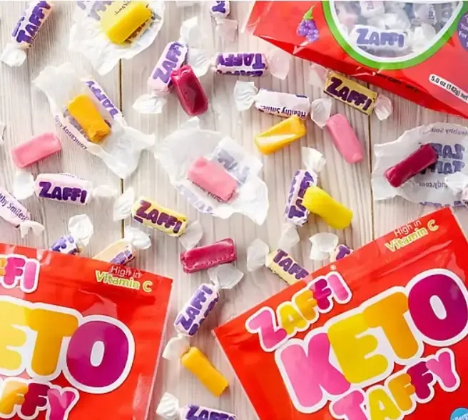 Zaffi Zero Sugar KETO Taffy - 1.6oz Pouch