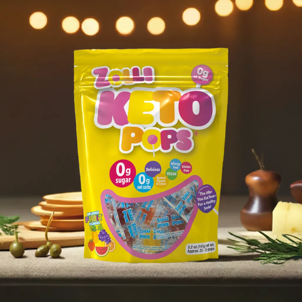 Zolli KETO Zero Sugar Pops - 5.2oz Pouch