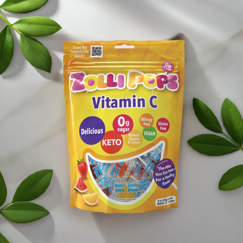 Zollipops Zero Sugar Vitamin C - 8oz Bag