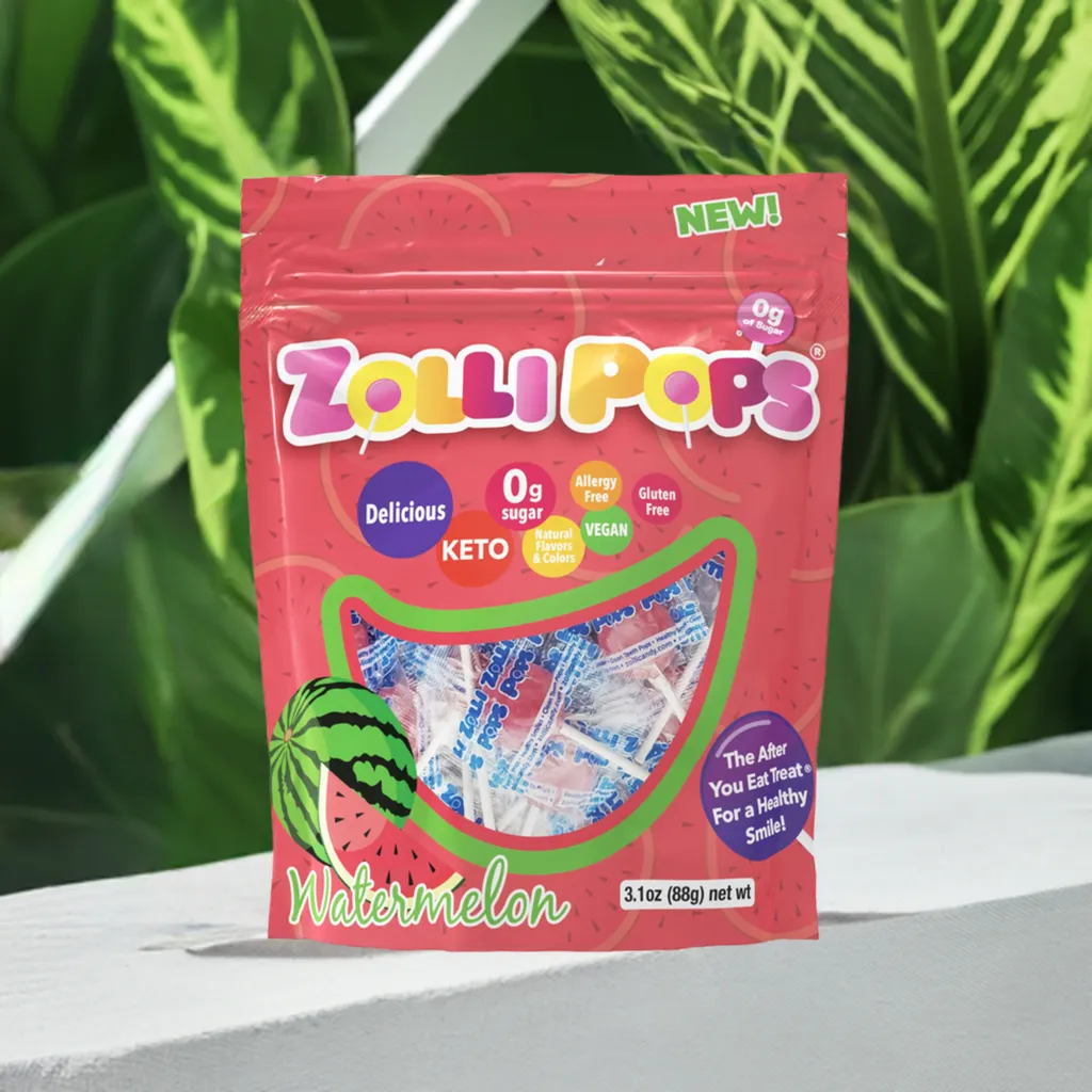 Zollipops Sugar Free Watermelon - 3.1oz Pouch