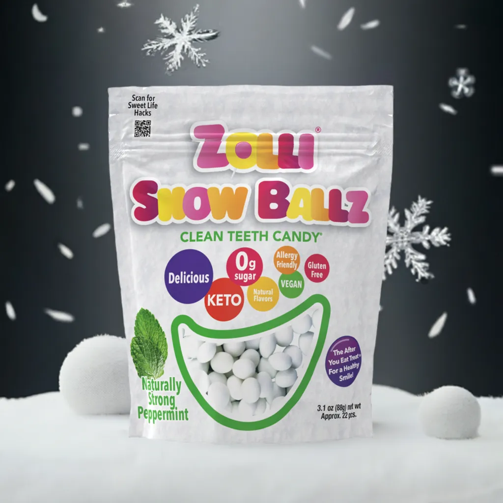 Zolli Zero Sugar Snow Ballz 3oz Bags