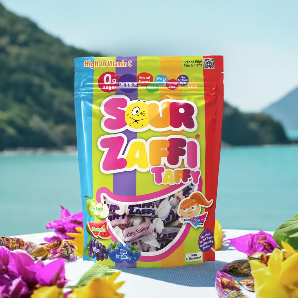 Zolli Zero Sugar Sour Zaffi Taffy