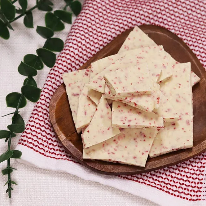 White Chocolate Peppermint Bark - 12 bags