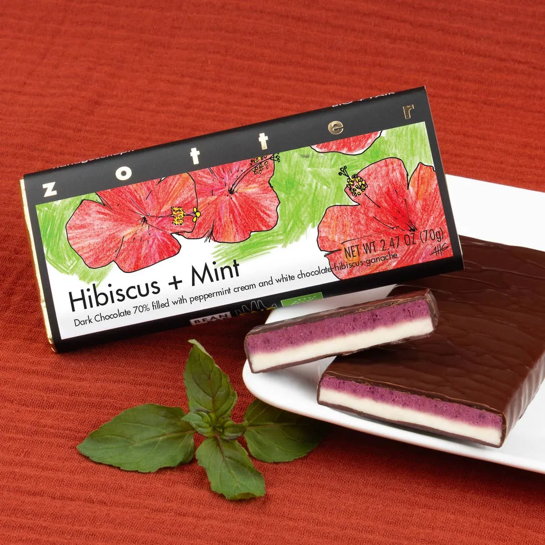 Hibiscus & Mint  (Hand-scooped Chocolate)