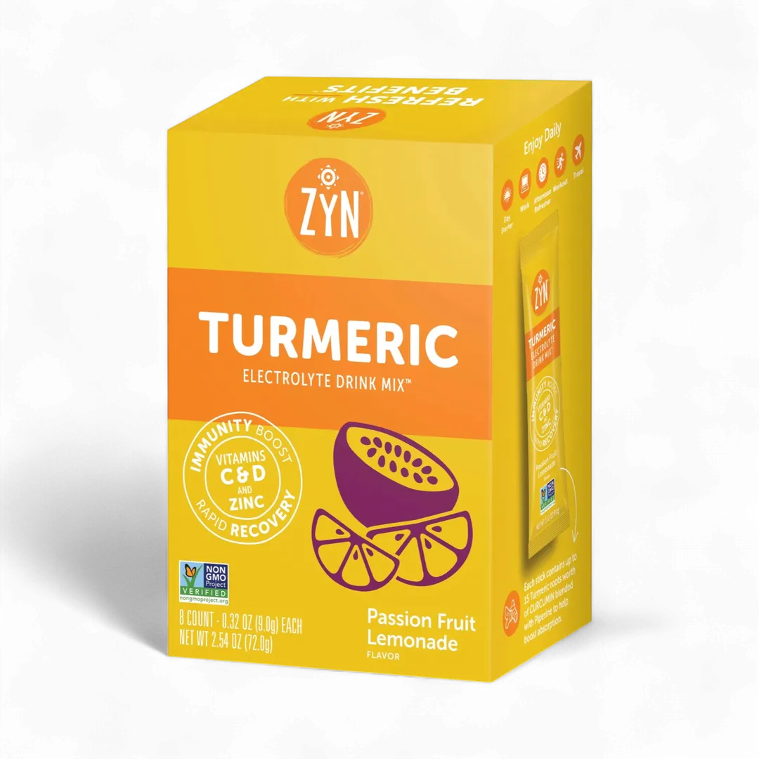 Drink ZYN Turmeric Electrolyte Drink Mix - Cartons